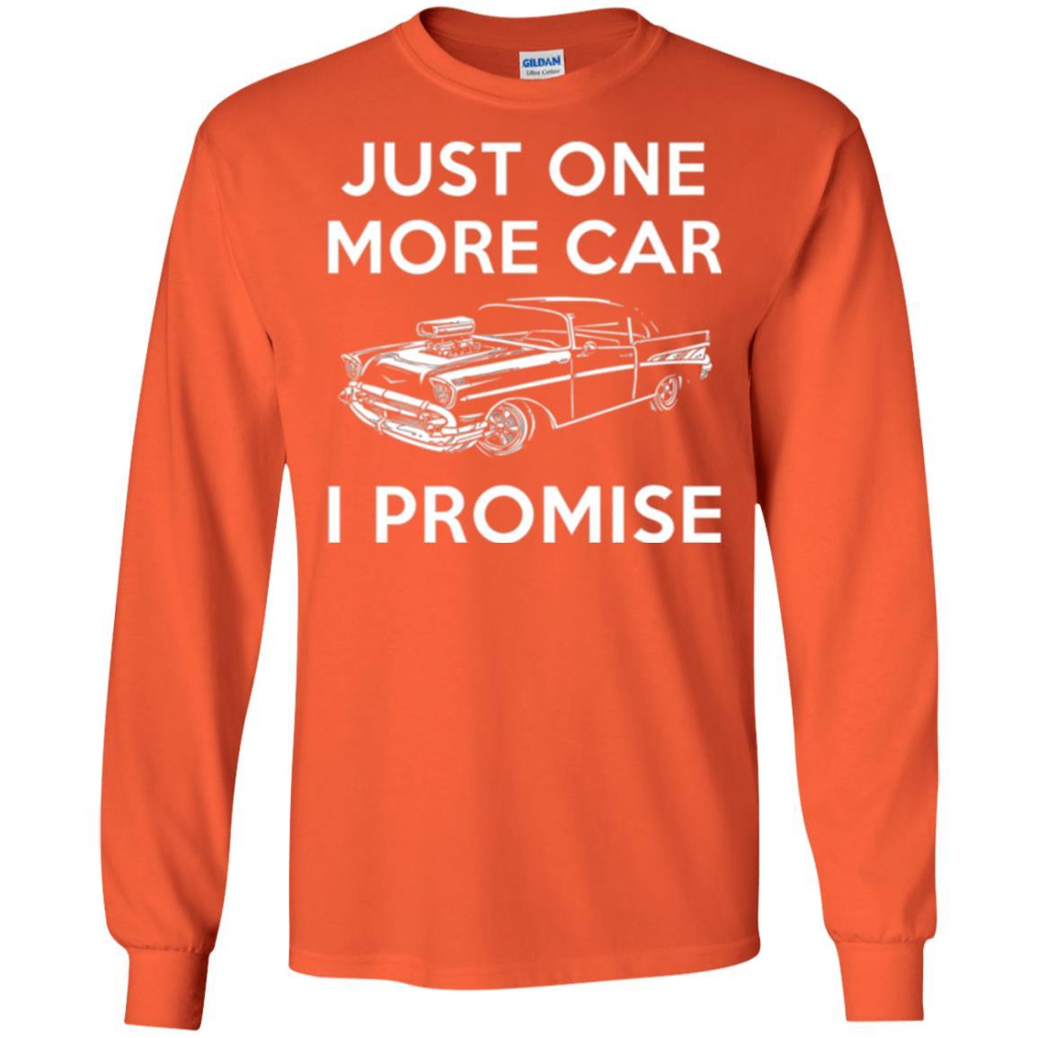 Car Lover T-shirt Just One More Car Orange