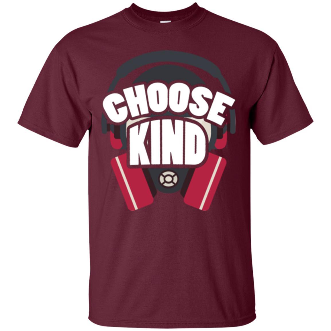 Anti Bullying T-shirt Choose Kind Maroon