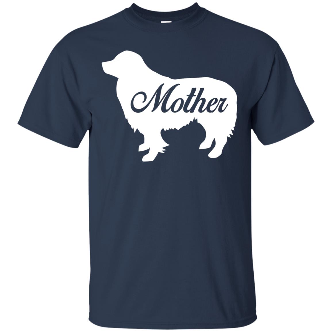 Border Collie Dog Mom T-shirt Navy