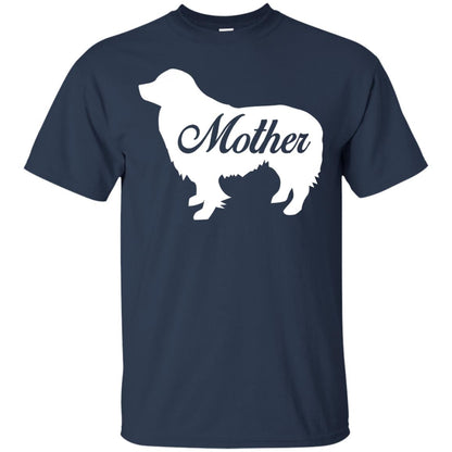 Border Collie Dog Mom T-shirt Navy