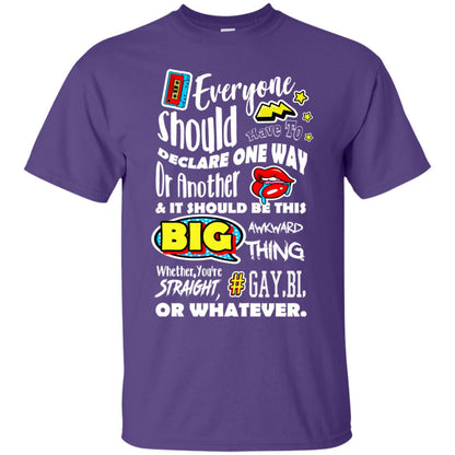 Whether You_re Straight Gay Bi Or Whatever Lgbt Shirt Purple