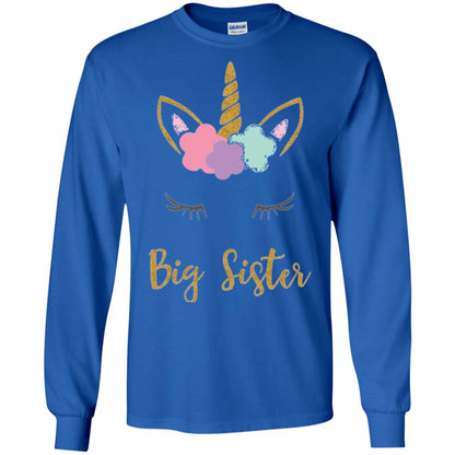 Family T-shirt Big Sister Royal