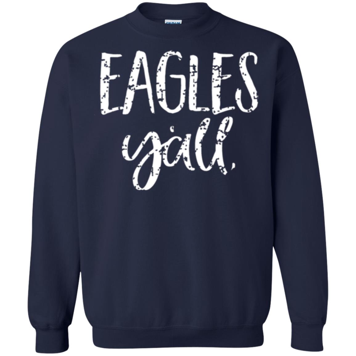 Eagles Y_all Flying Eagles T-shirt Navy
