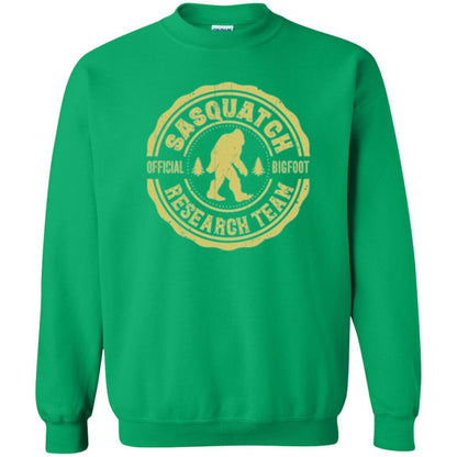 Squatchin Gone T-shirt Finding Sasquatch Bigfoot Research Team Irish Green