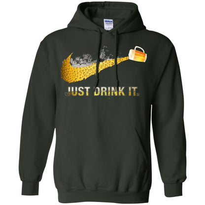 Beer Just Drink It Beer Lover T-shirt Forest Green