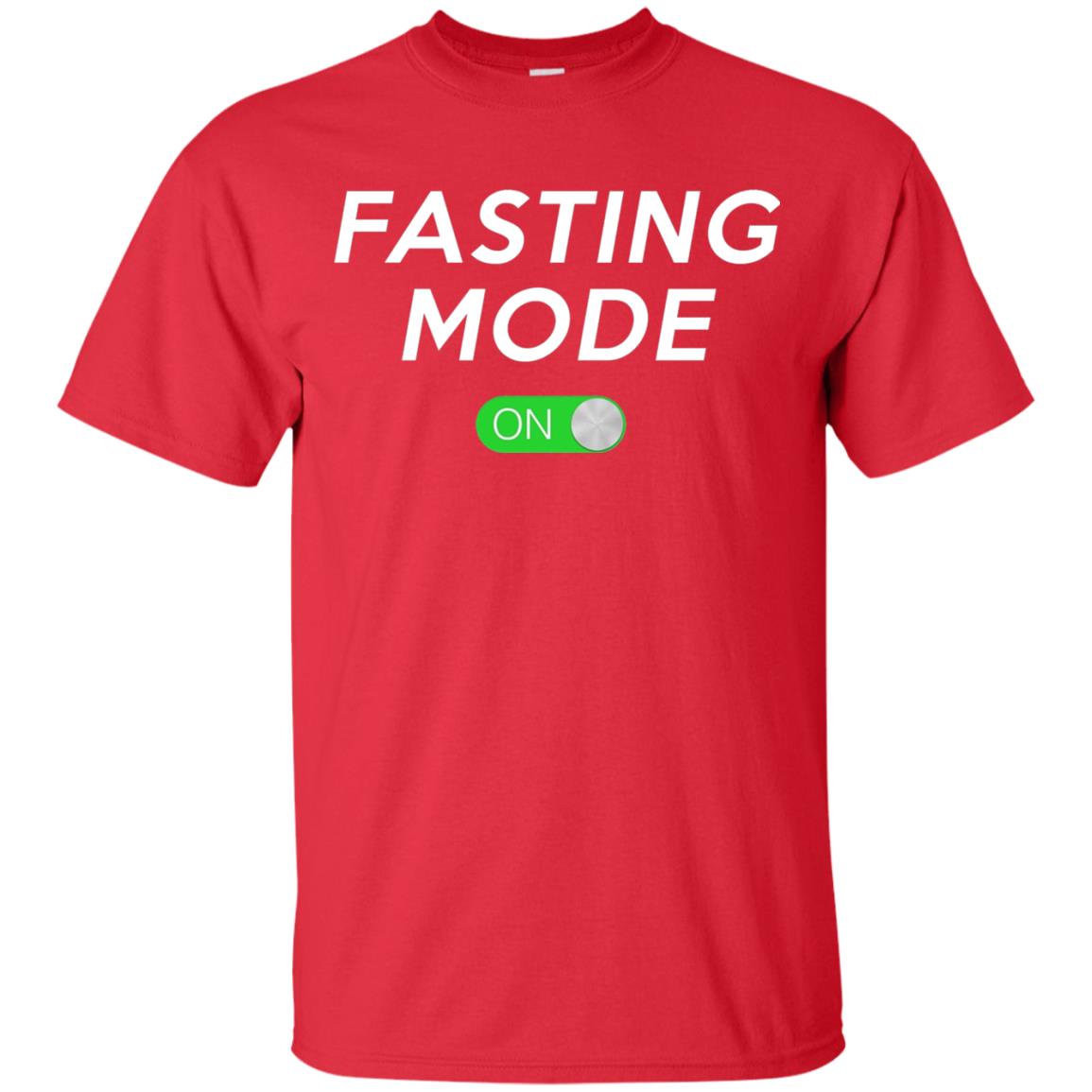 Funny Ramadan Fasting Mode On Shirt Red