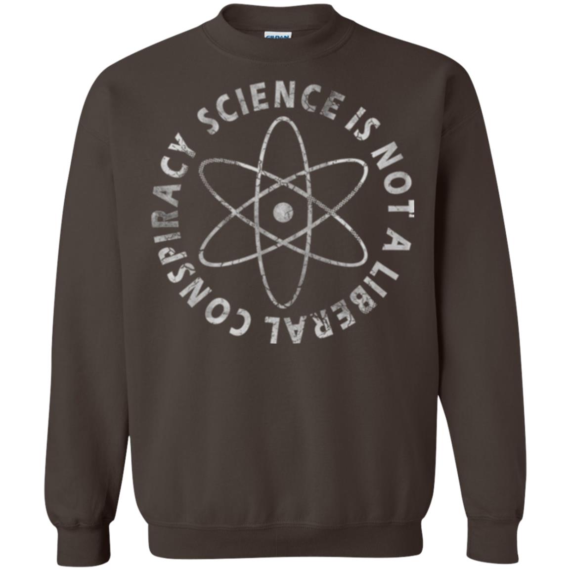 Scientist T-shirt Science Is Not A Liberal Conspiracy Dark Chocolate