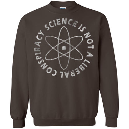 Scientist T-shirt Science Is Not A Liberal Conspiracy Dark Chocolate