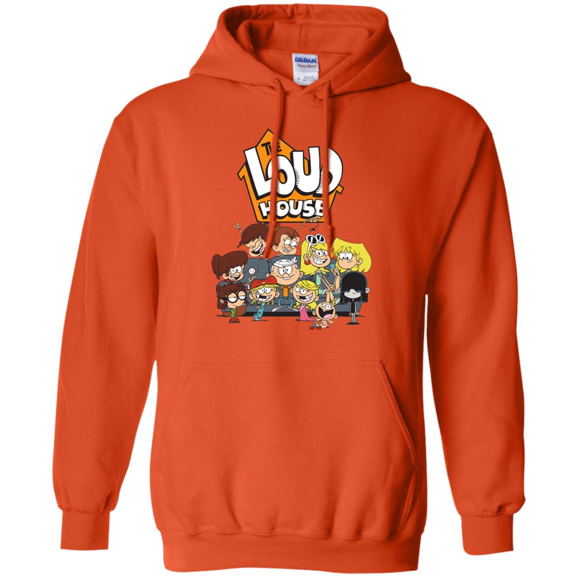 Nickelodeon The Loud House Character T-shirt Orange