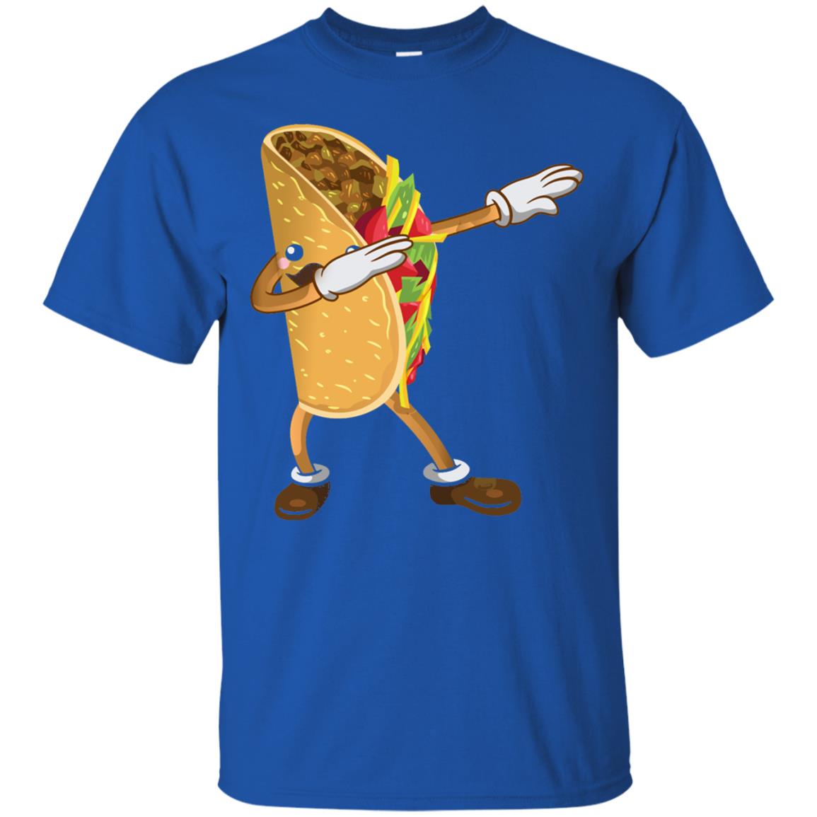 Dabbing Taco Shirt Funny Cinco De Mayo 2018 Royal