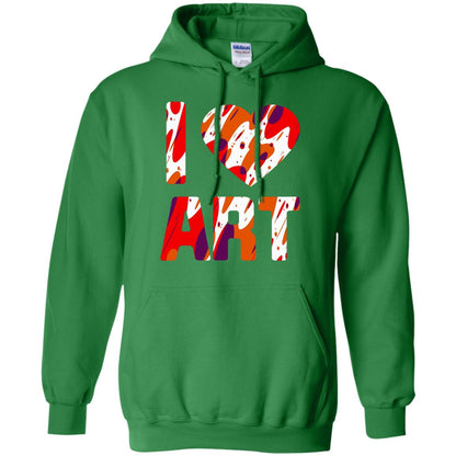 Artist T-shirt I Love Art Irish Green