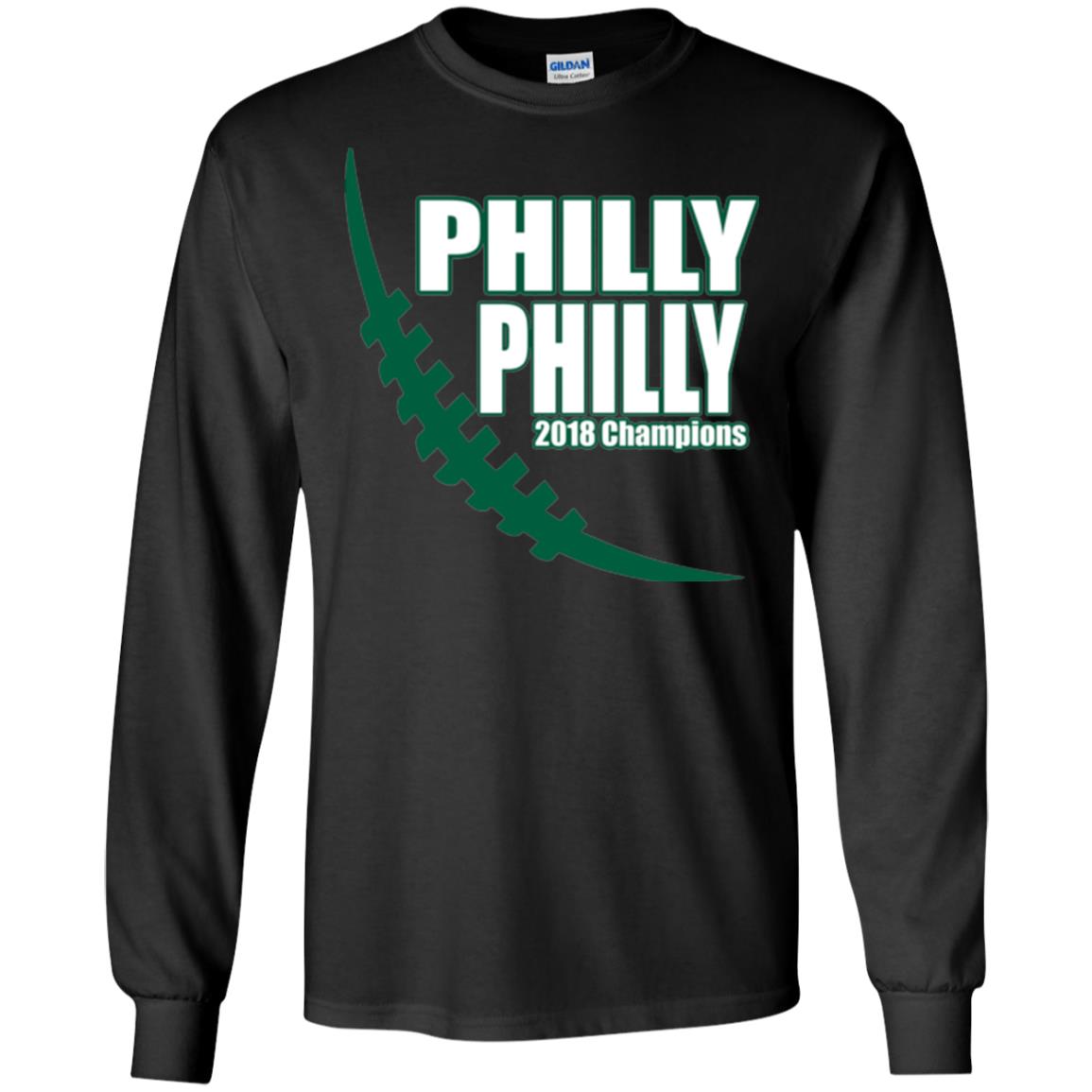 Football Lover T-shirt Philly Philly 2018 Championship Black
