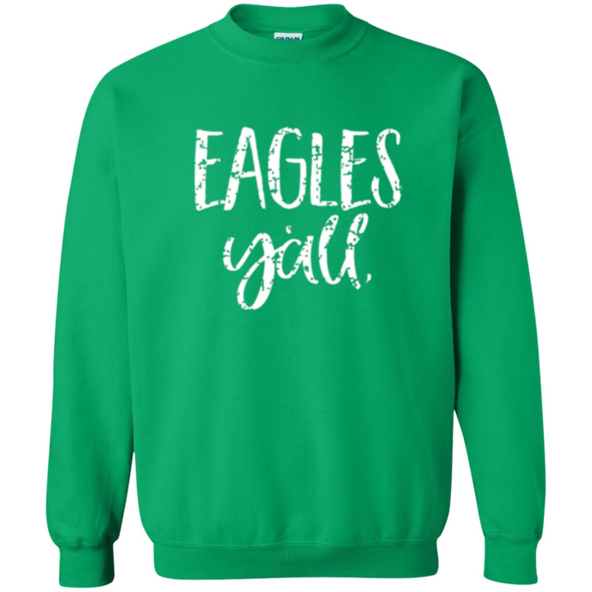 Eagles Y_all Flying Eagles T-shirt Irish Green