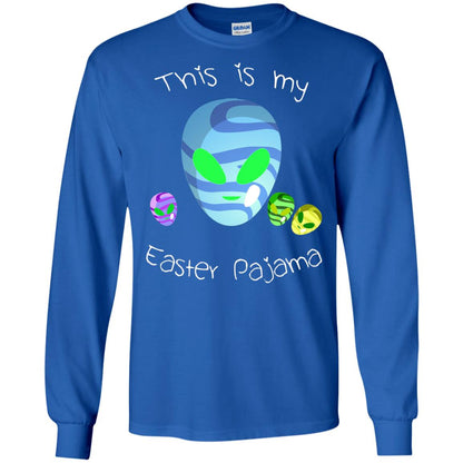 Easter Pajama Alien Shirt Royal