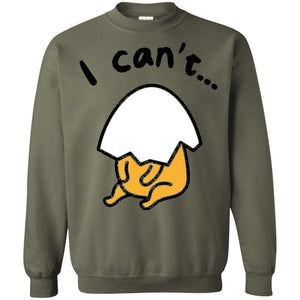 Film T-shirt Gudetama Lazy Egg I Can't