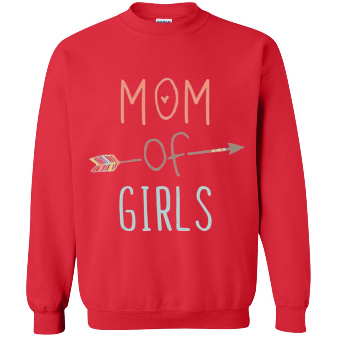 Mommy T-shirt Mom Of Girls Red