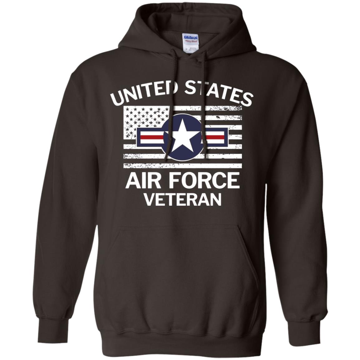 United States Air Force Veteran T-shirt Dark Chocolate