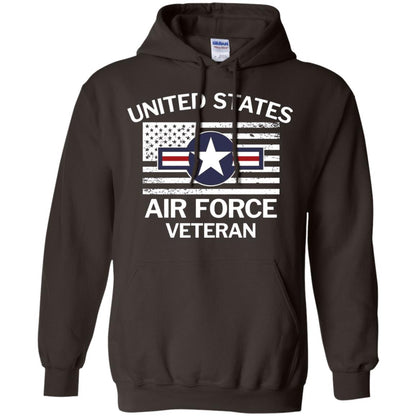 United States Air Force Veteran T-shirt Dark Chocolate