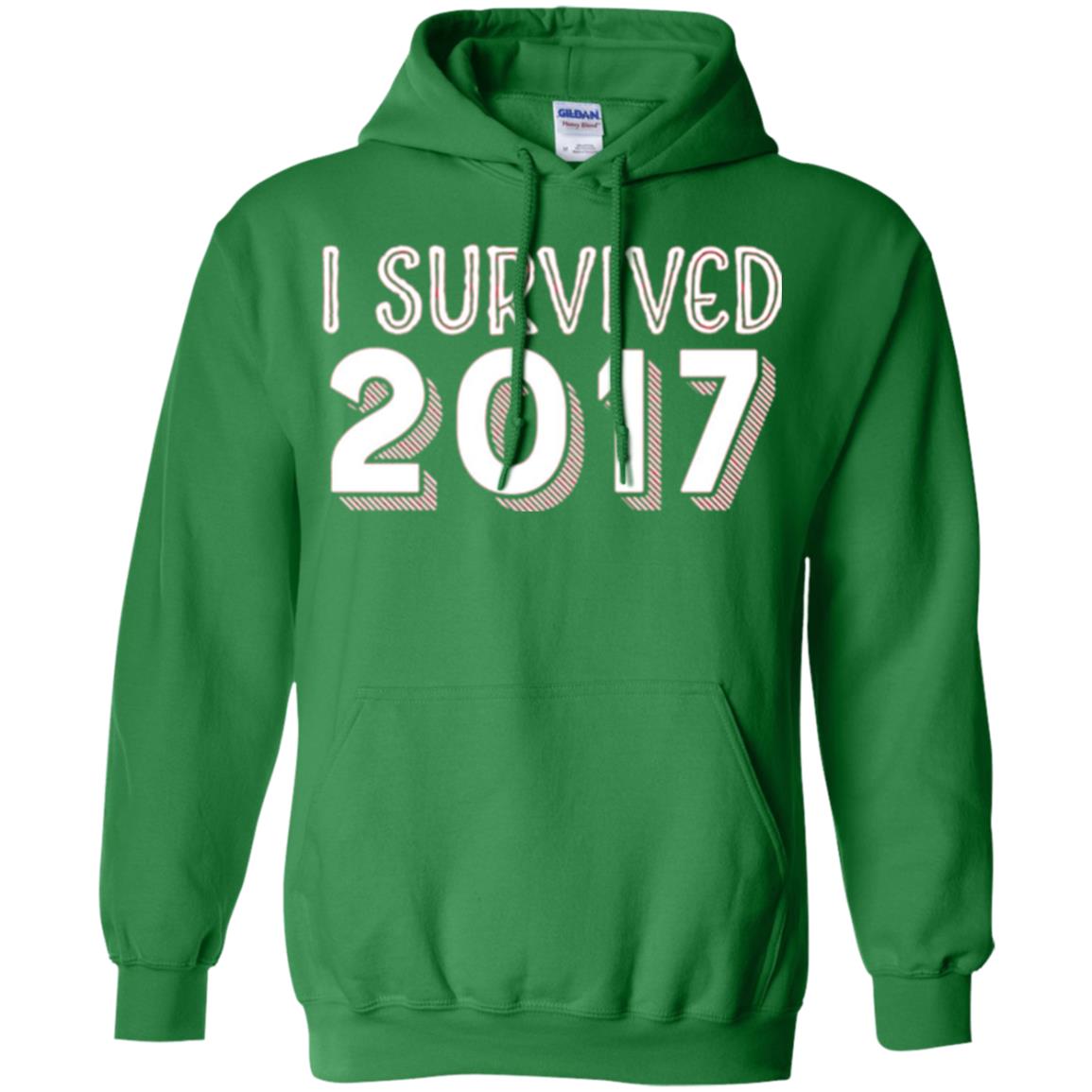 New Year_s T-shirt I Survived 2017 Irish Green