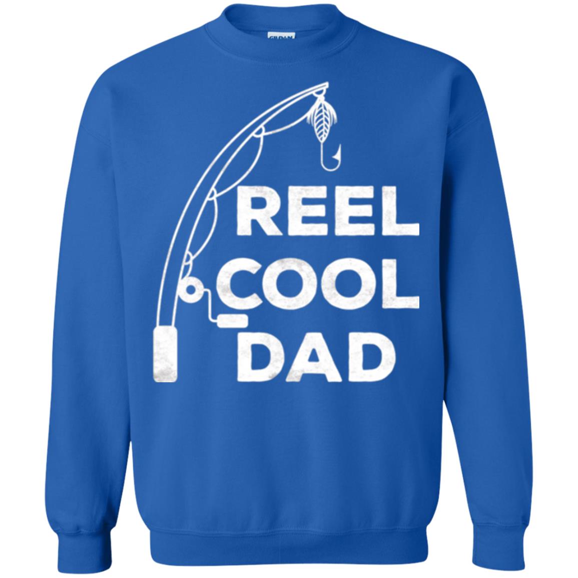Fisherman T-shirt Reel Cool Dad Royal