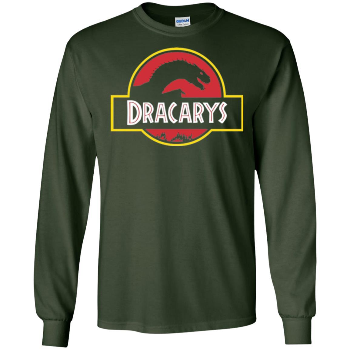 Dinosaur T-shirt Dracarys Dragon Parody Forest Green