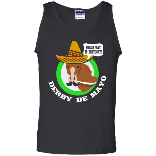 Derby De Mayo Kentucky Sombrero Mexican Horse Race T-shirt Black