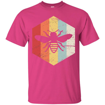 Retro Beekeeper T-shirt Heliconia