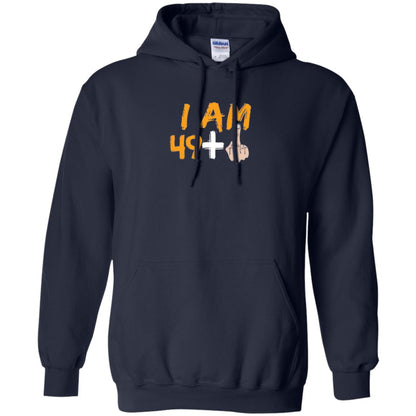 50th Birthday T Shirt I Am 49 Plus Navy