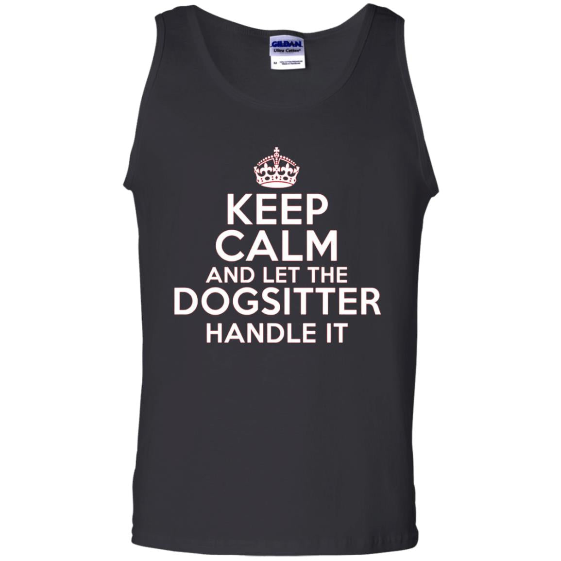 Keep Calm And Let The Dogsitter Handle It T-shirt Black