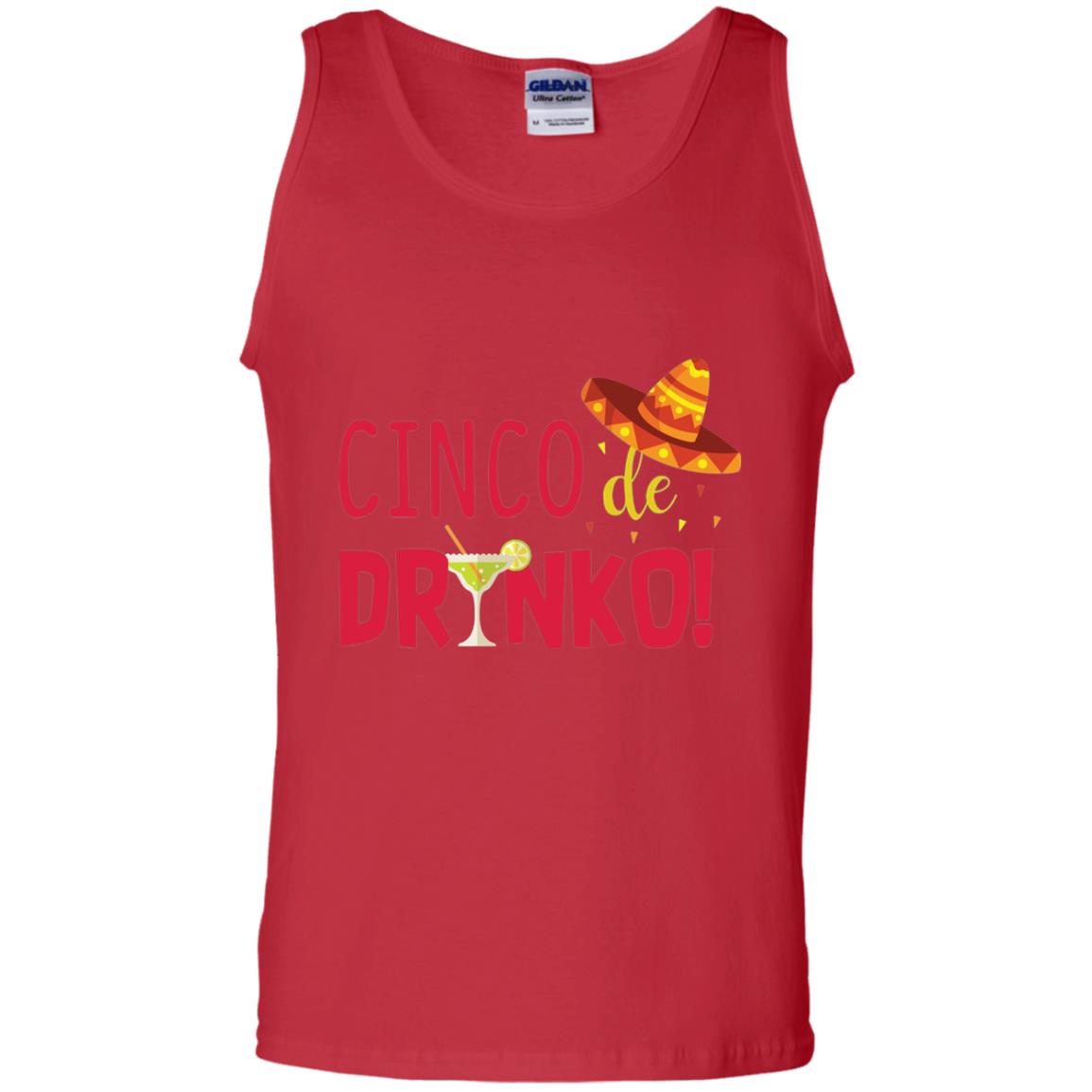 Cinco De Drinko Cinco Mayo 2018 Drinking T-shirt Red