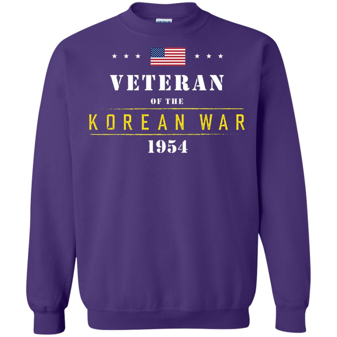 Veteran Of The Korean War 1954 T-shirt Purple