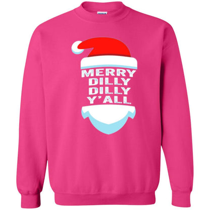 Christmas T-shirt Dilly Dilly Y_all Santa Claus Heliconia