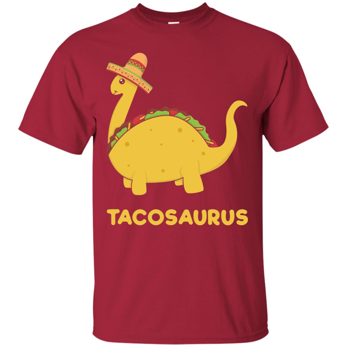 Cinco De Mayo Tacosaurus Taco Dinosaur Lover Shirt Cardinal