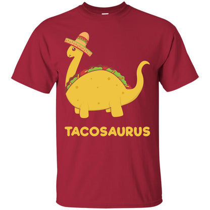 Cinco De Mayo Tacosaurus Taco Dinosaur Lover Shirt Cardinal