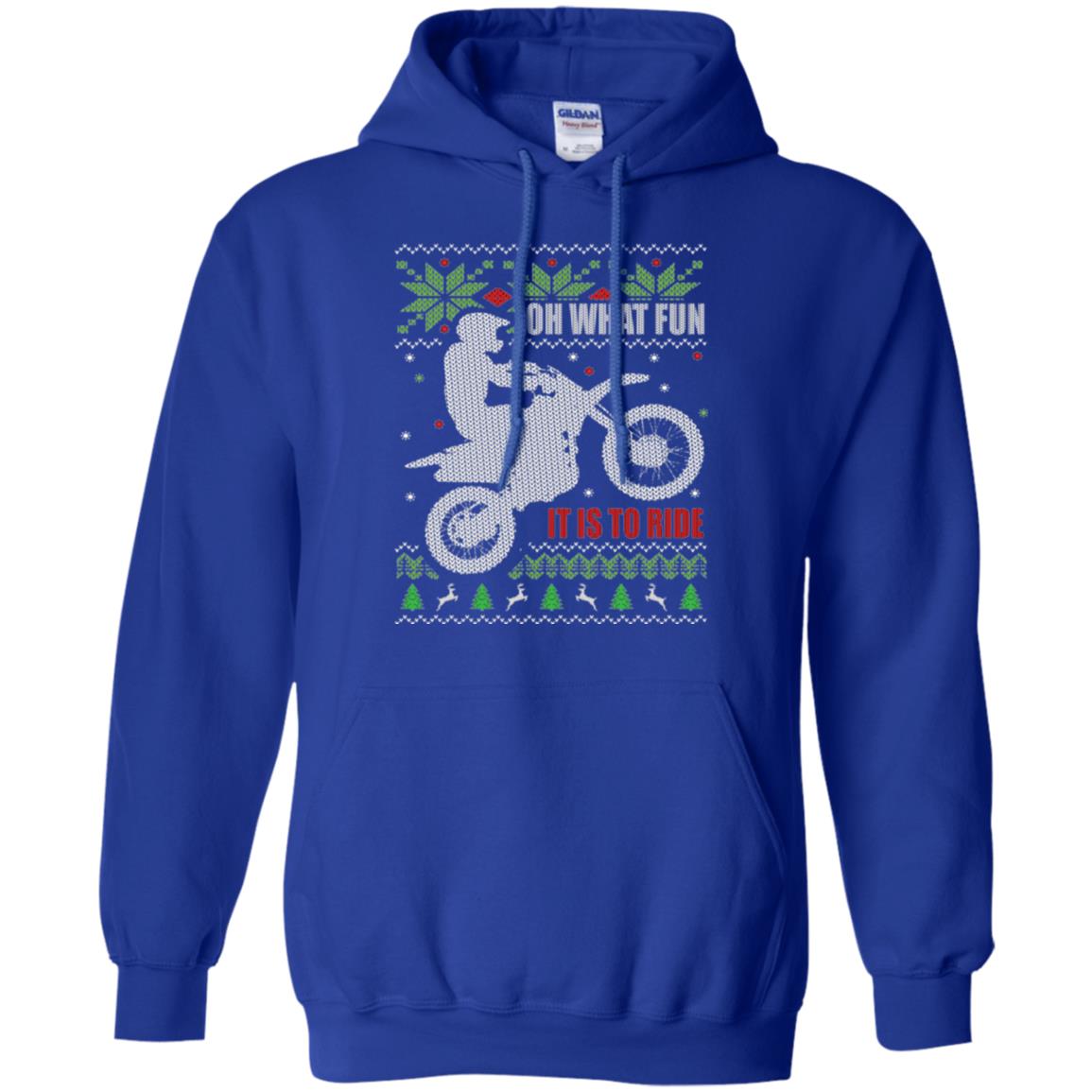 Motorbike T-shirt Oh What Fun It Is To Ride Royal