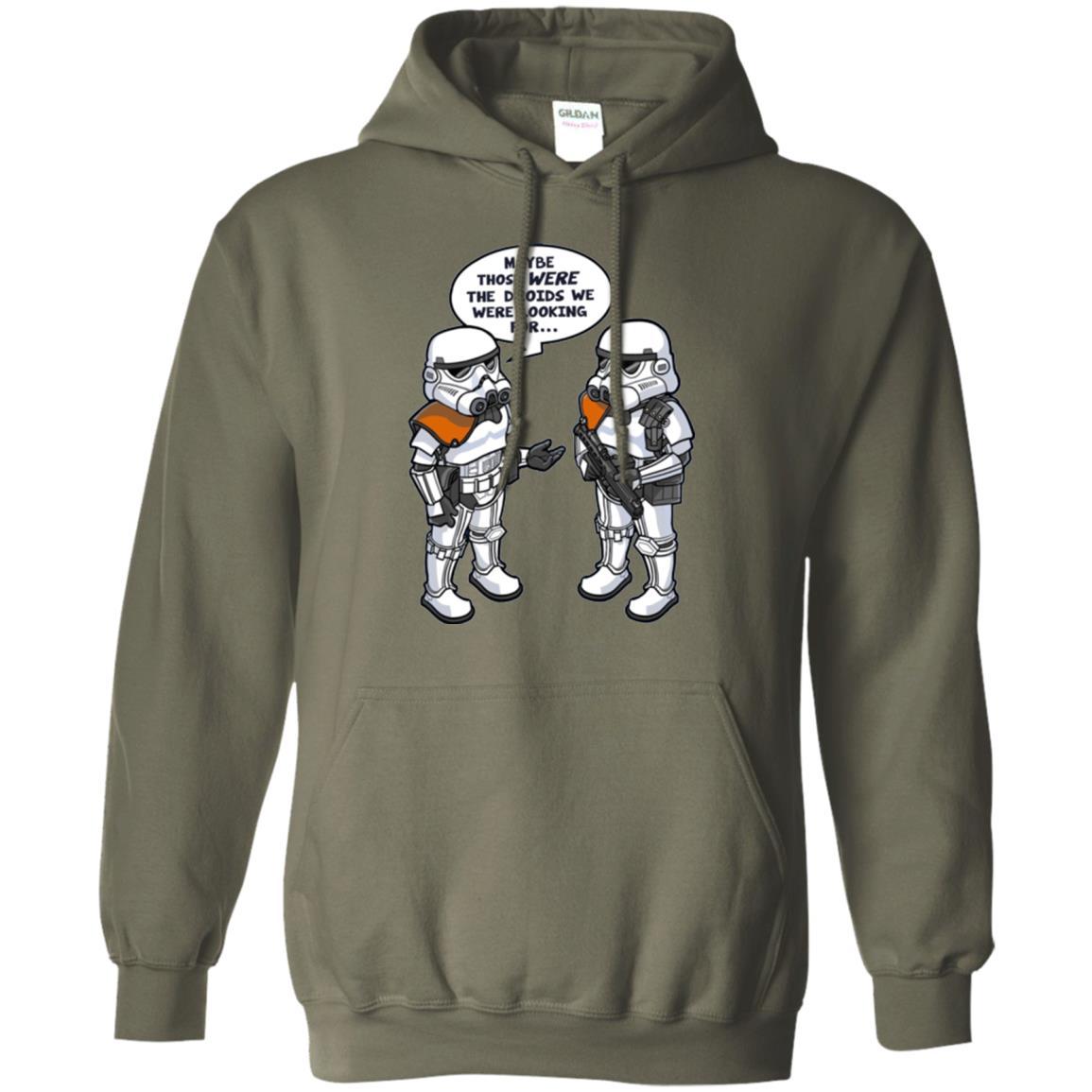 Film T-shirt Wrong Droids Comic Graphic Military Green