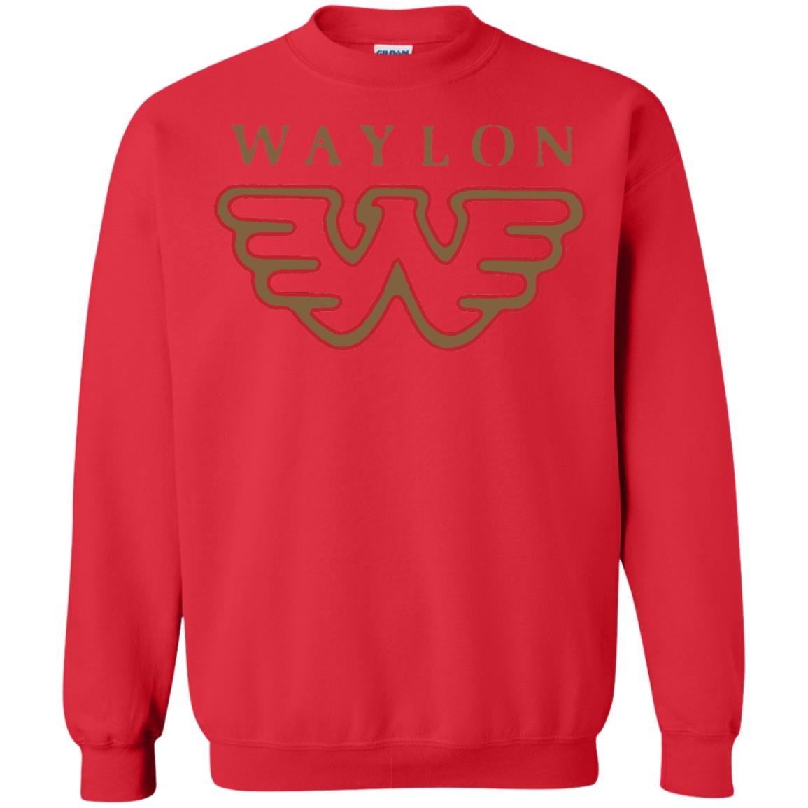 Waylon Jennings Flying W Logo Shirt Red