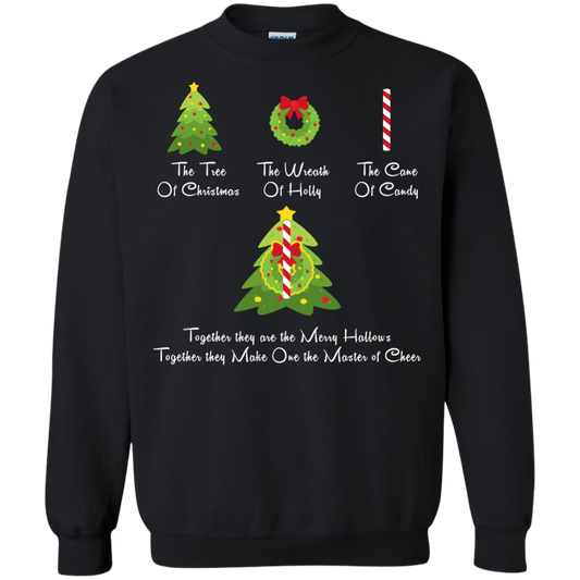 The Tree Of Christmas T-Shirt Black