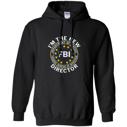 I Am The New Fbi Director With Emblem T-shirt Black