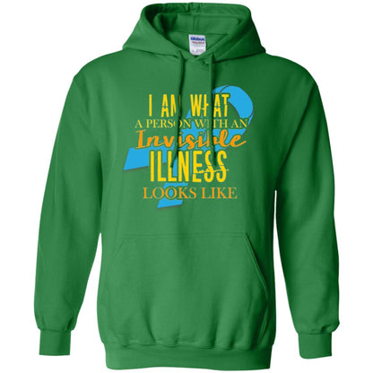 Autism T-shirt I Am What A Person With An Invinsible Illness Looks Like Irish Green