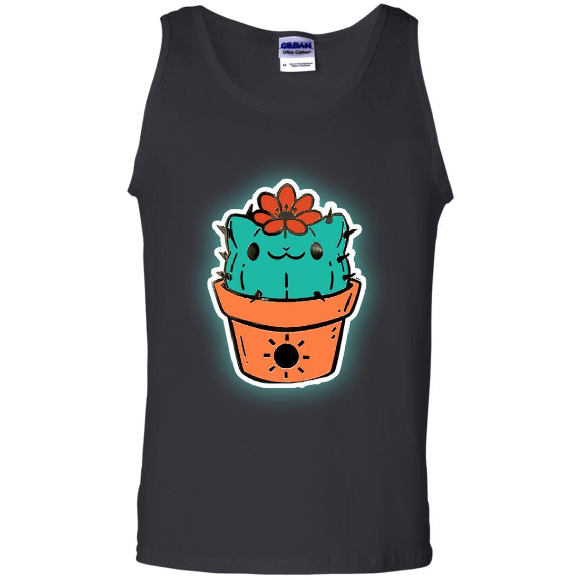 Cat Lovers T-shirt Catcus Black