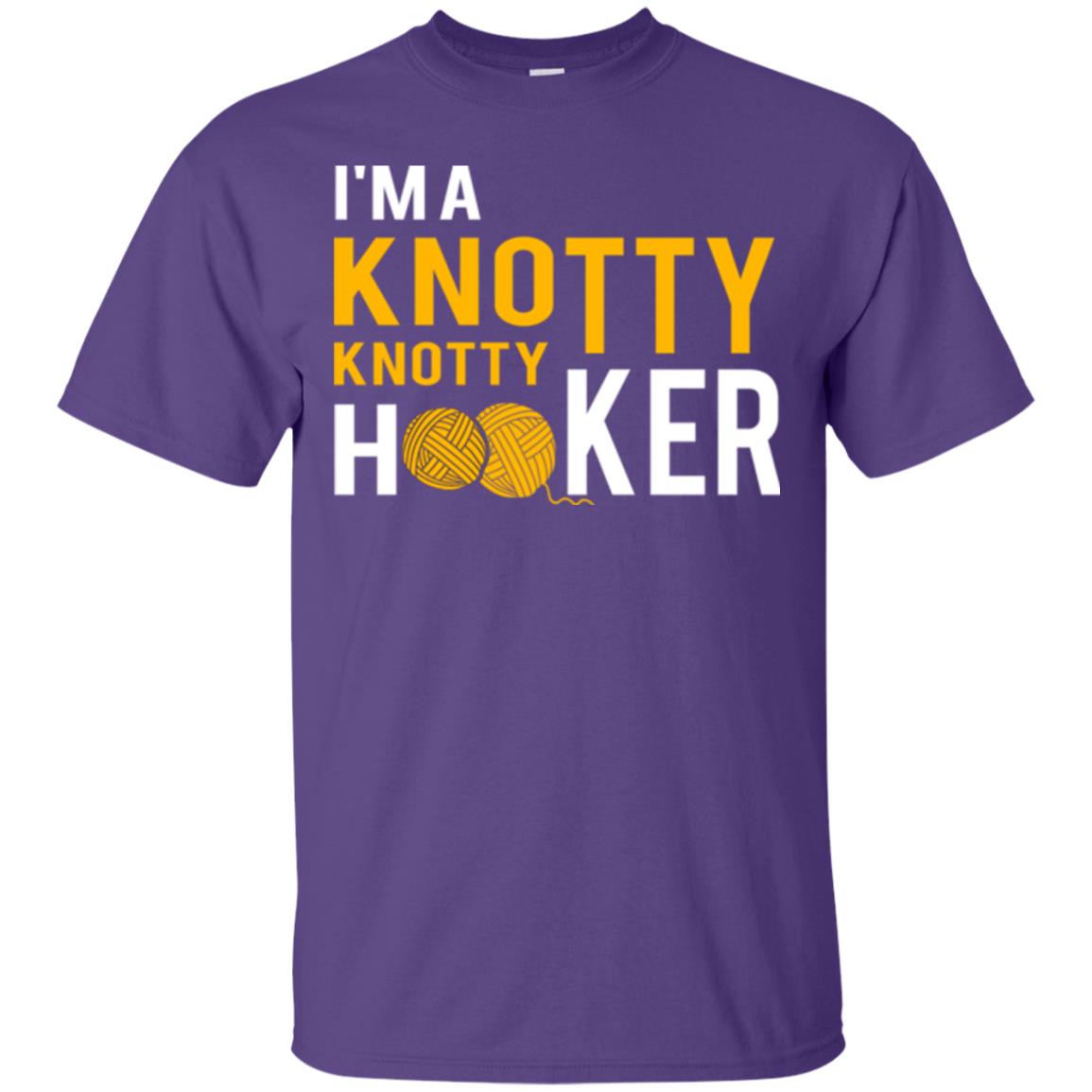 I'm A Knottyknotty Hooker T-shirt Purple