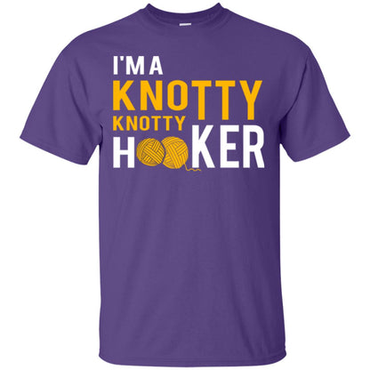 I'm A Knottyknotty Hooker T-shirt Purple