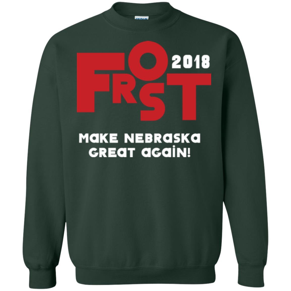 Frost 2018 Make Nebraska Great Again T-shirt Forest Green