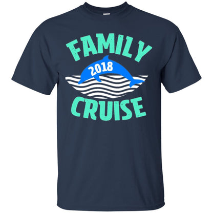 Family T-shirt Cruise Vacation 2018 Navy