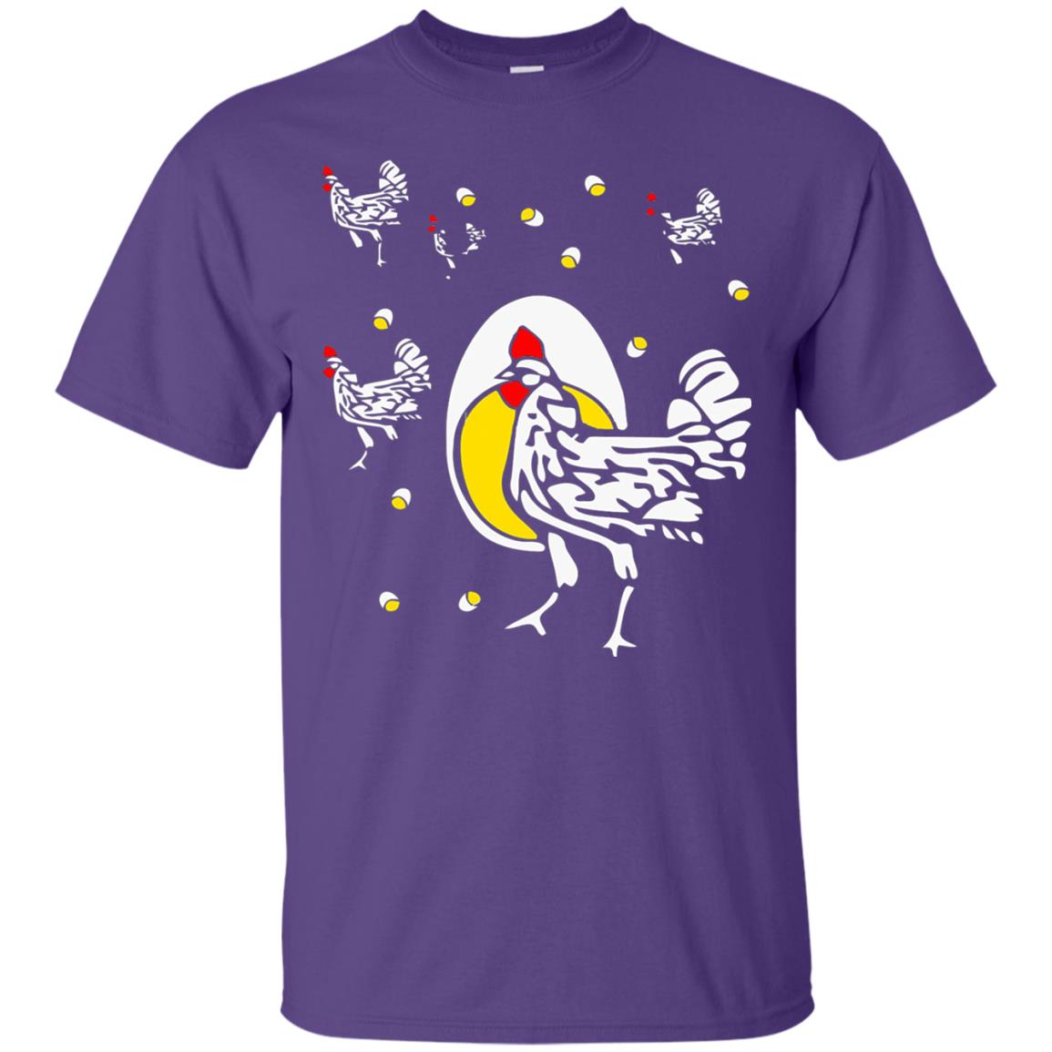 Chicken Shirt Roseanne T-shirt Purple