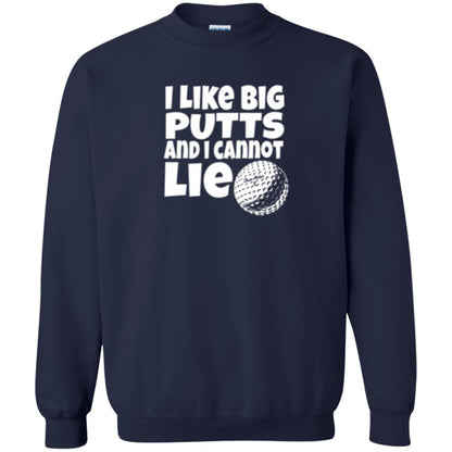 Golf Lover T-shirt I Like Big Putts And I Cannot Lie Navy