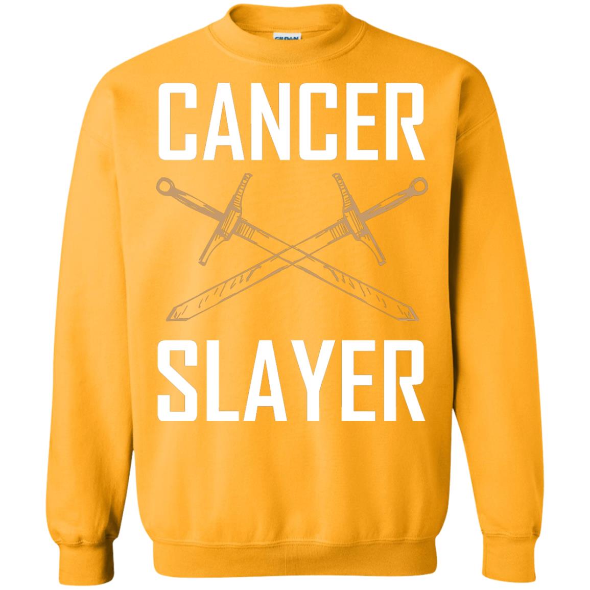 Cancer Slayer Cancer Survivor Shirt Gold