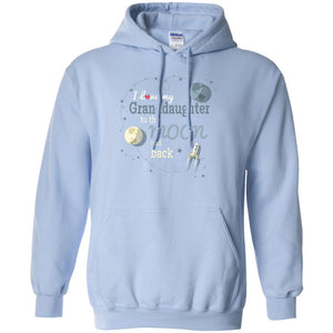 I Love My Granddaughter To The Moon And Back Grandparents ShirtG185 Gildan Pullover Hoodie 8 oz.