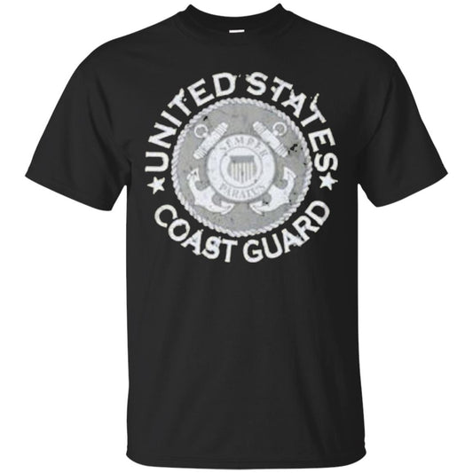 United States Coast Guard T Shirt Black